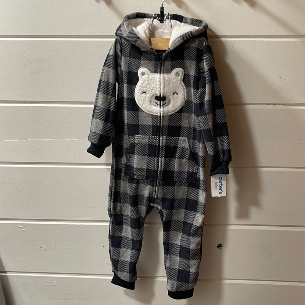 24mo NWT Caters hooded onsie